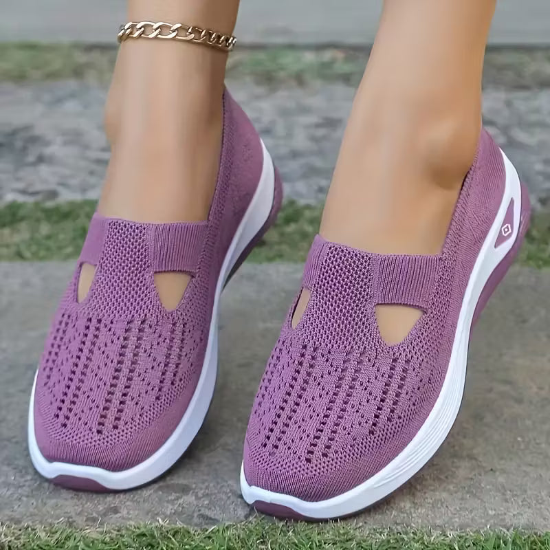 Breeze Knit Slip-On Sneakers