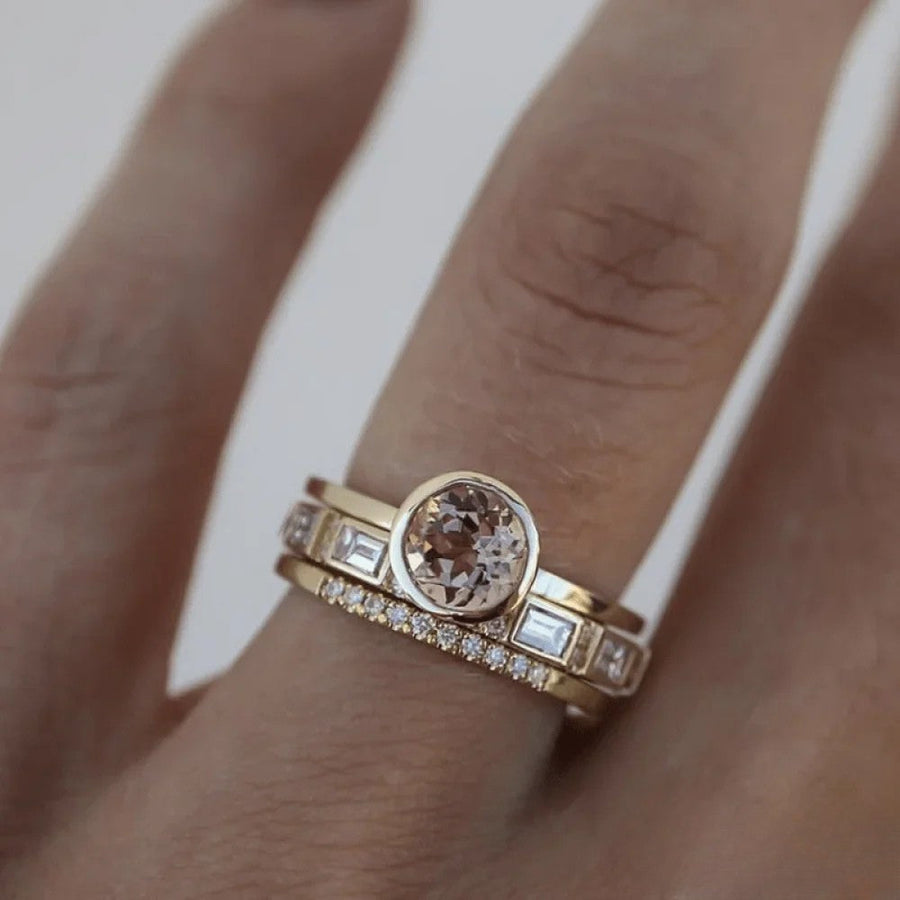 Blythe | Elegant Ring with Inlay