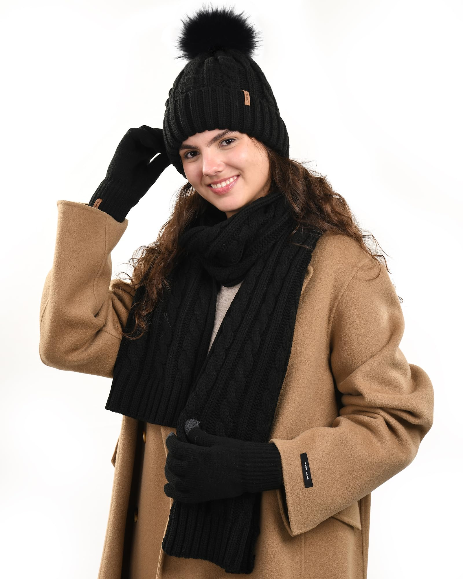 Juliet | Winter Refined hat-scraf-gloves set