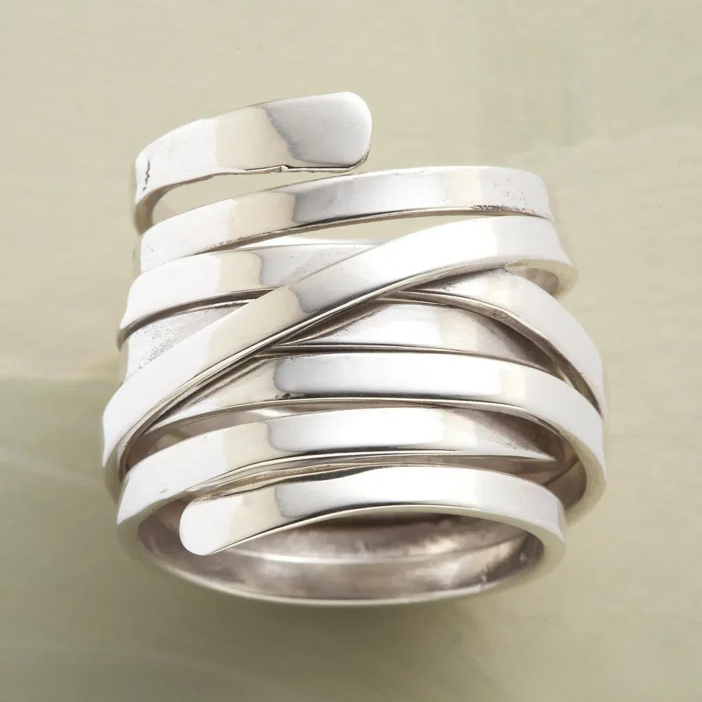 Jesslyn | Antique Thick Layer Silver Ring