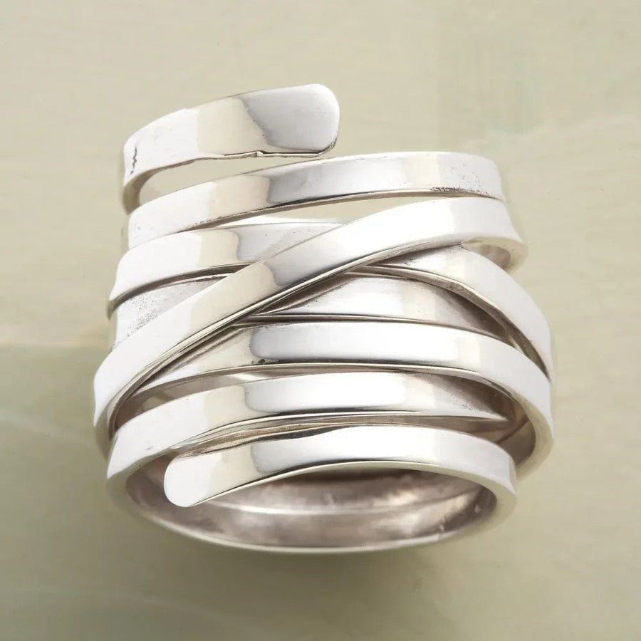 Jesslyn | Antique Thick Layer Silver Ring