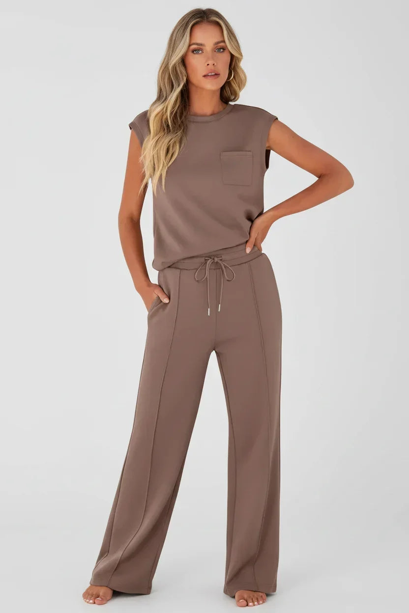 Ferrantine | Brown Lounge Set