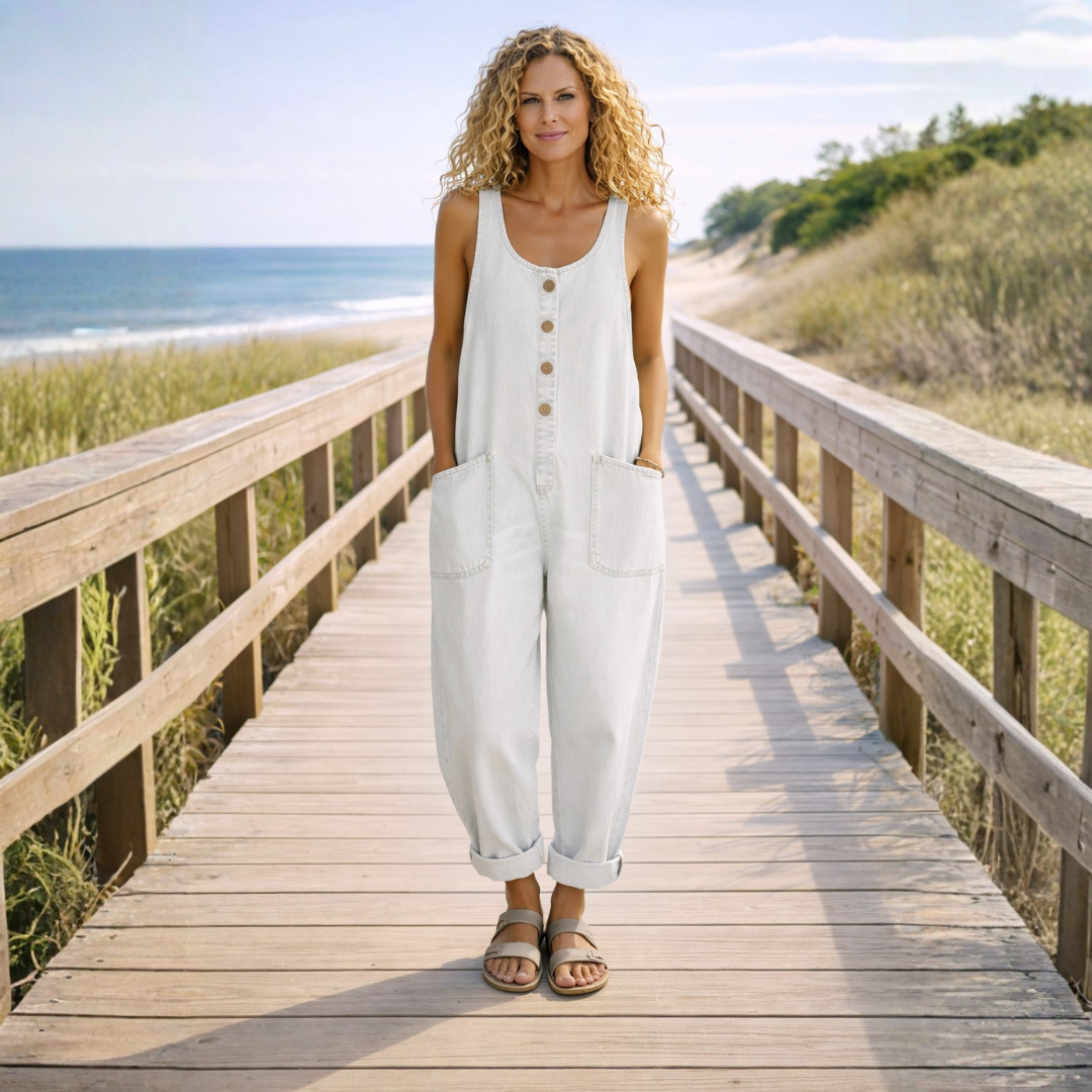 Ardana | Relaxed Denim Jumpsuit