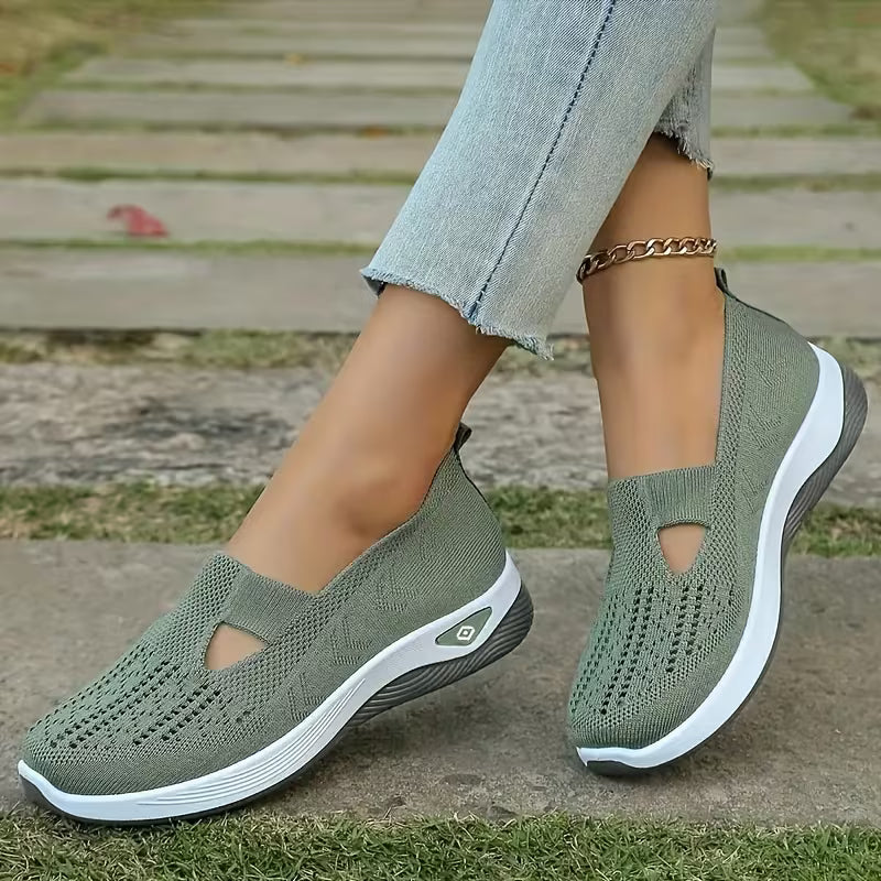 Breeze Knit Slip-On Sneakers
