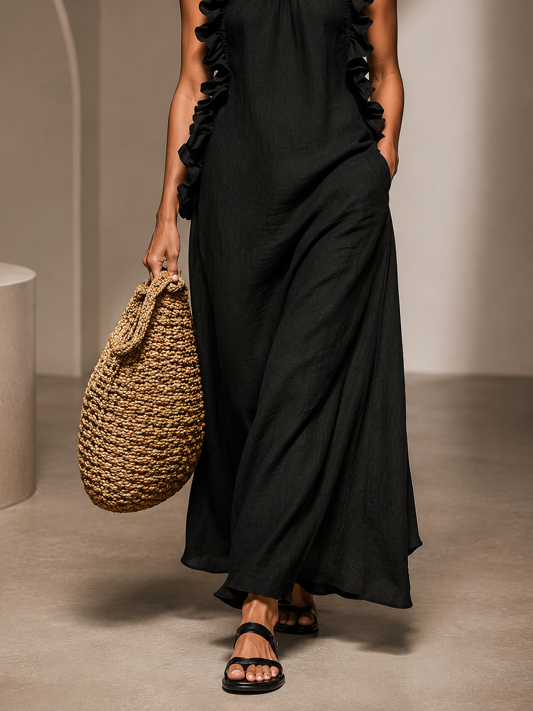 DOROTA | Maxi Dress with Pockets