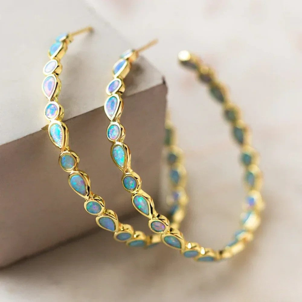 Tess | Vintage Hoop Earrings