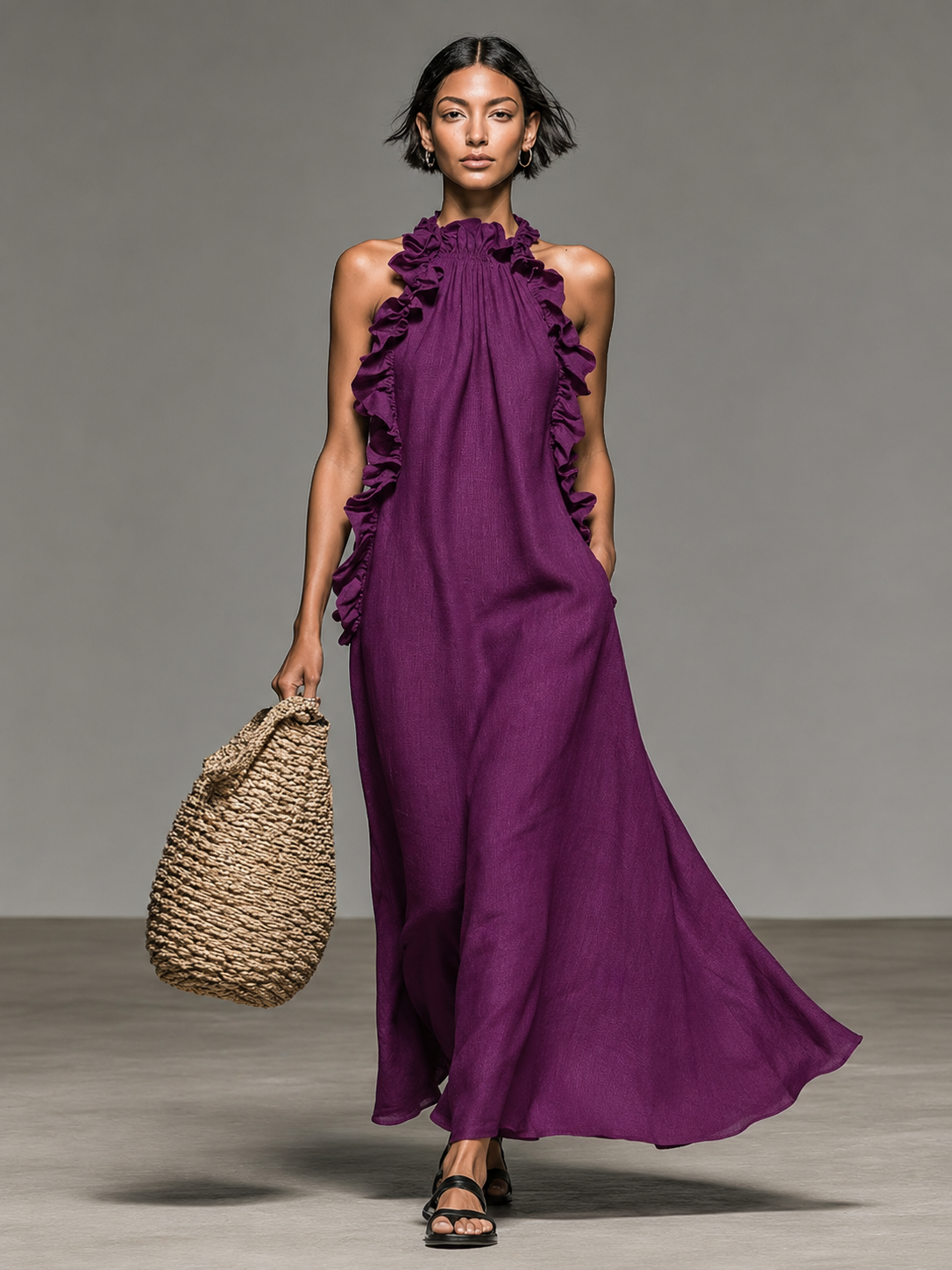 DOROTA | Maxi Dress with Pockets