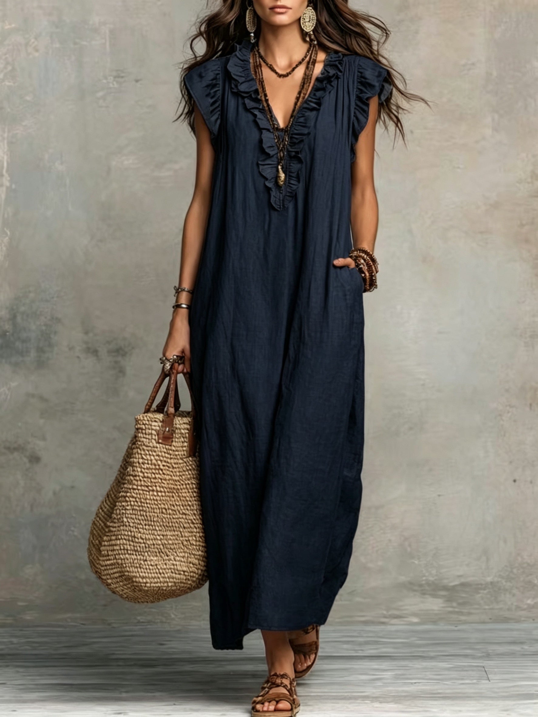 Ingrid | Relaxed Bohemian Dress