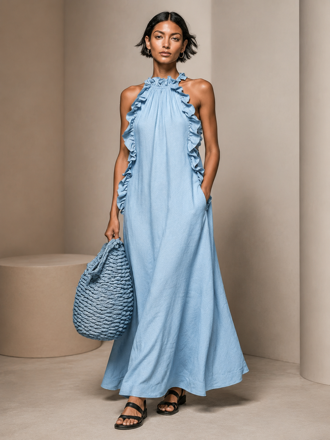 DOROTA | Maxi Dress with Pockets