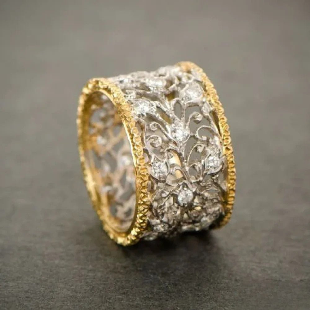 Sable | Retro Zirconia Ivy Ring