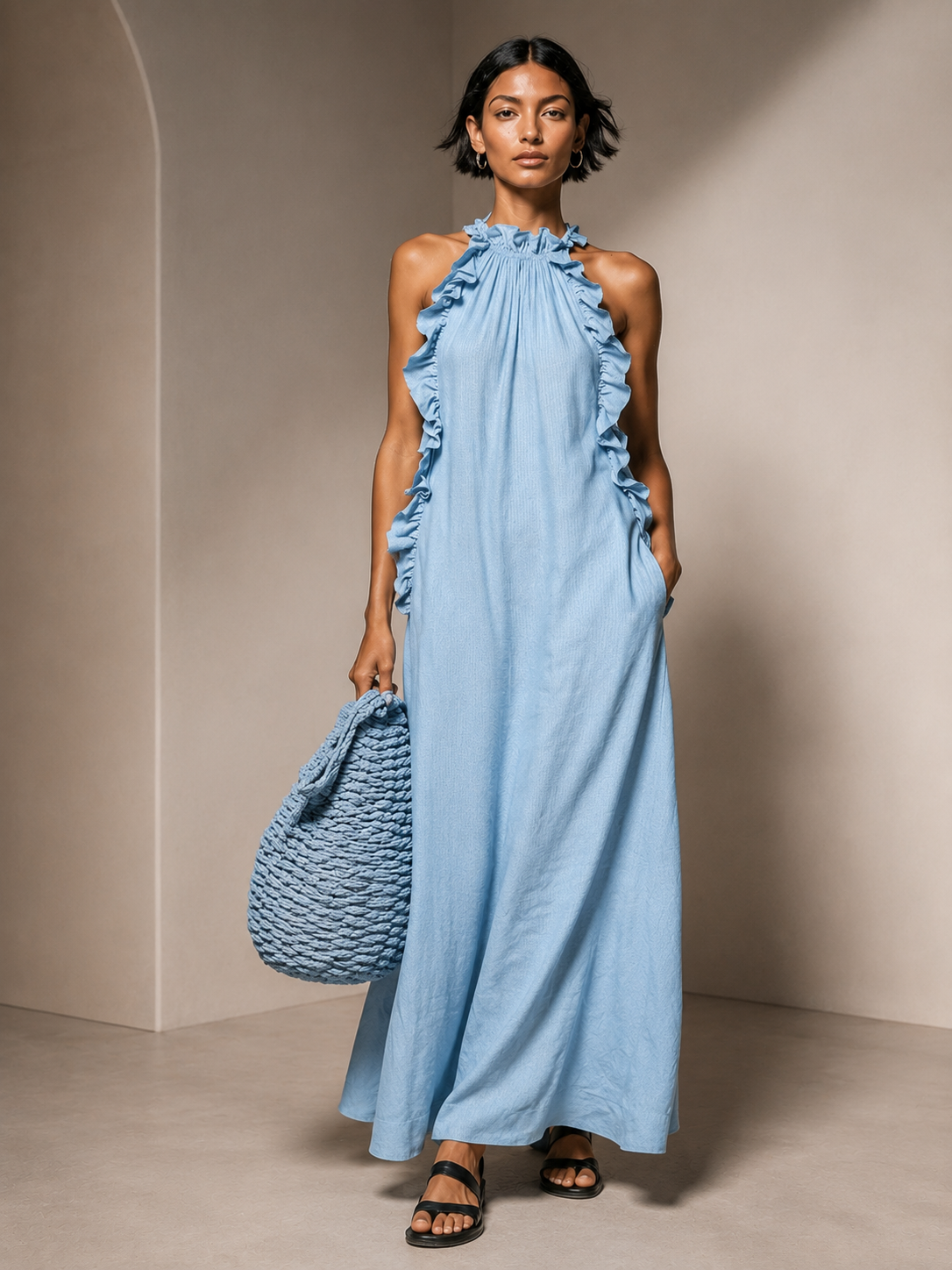DOROTA | Maxi Dress with Pockets