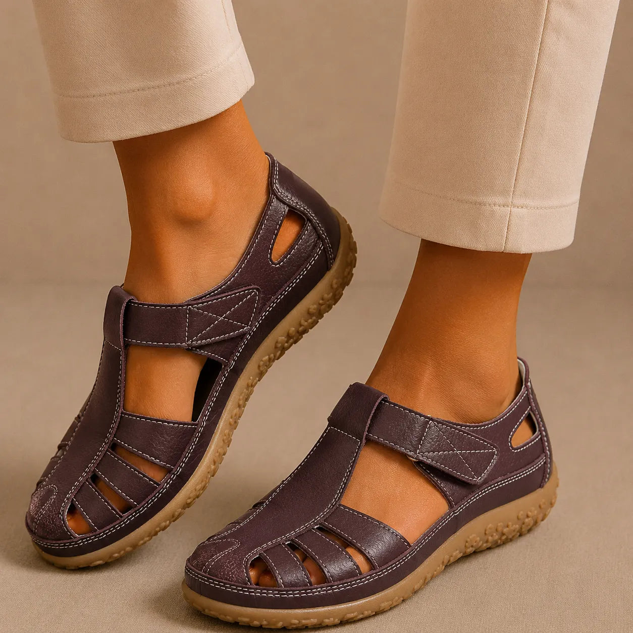 Tamsin | Leather Comfort Sandals
