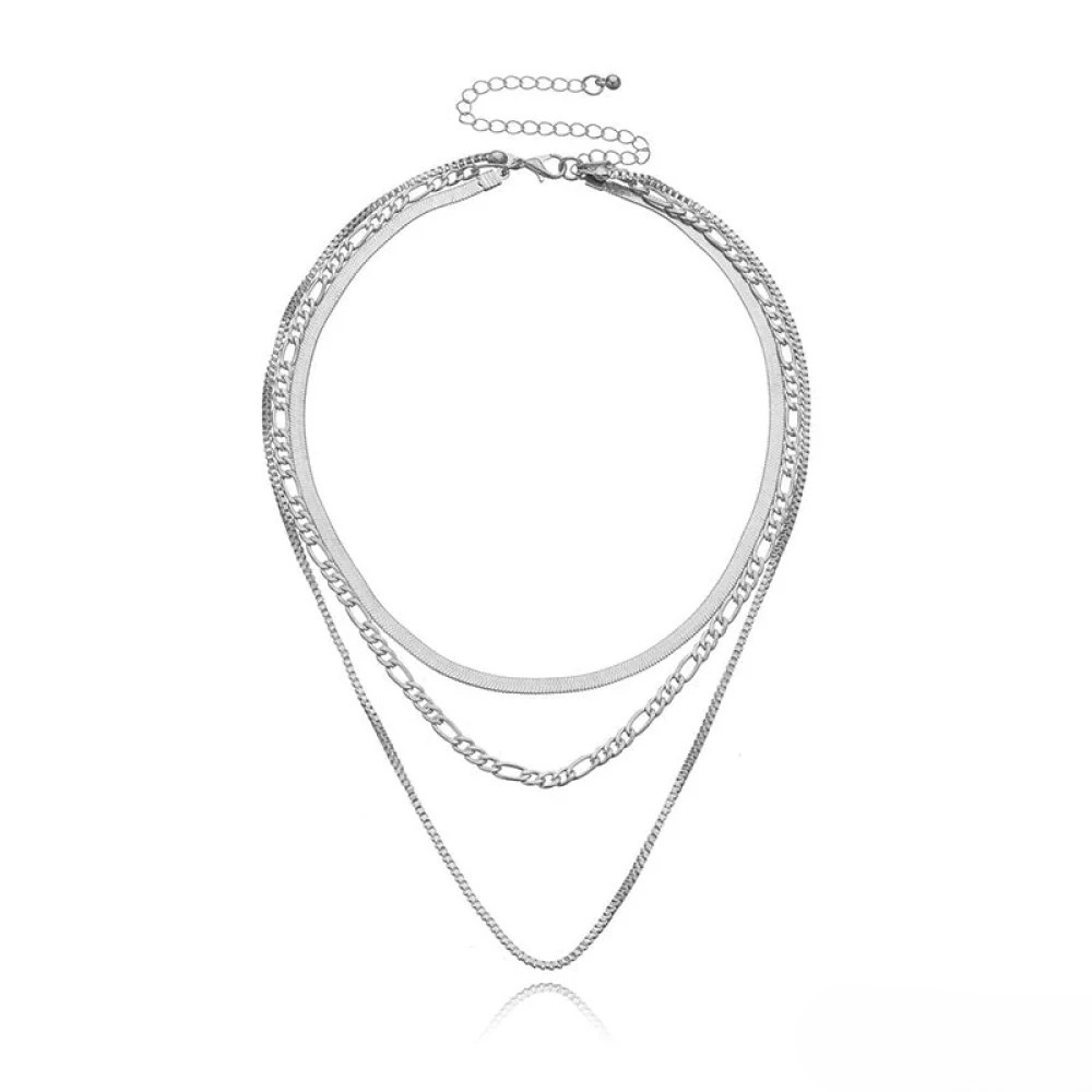 Elia | Vintage 3-Piece Layered Necklace