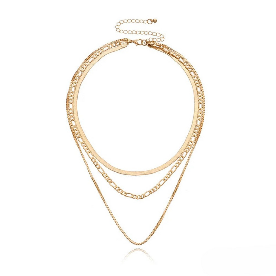 Elia | Vintage 3-Piece Layered Necklace