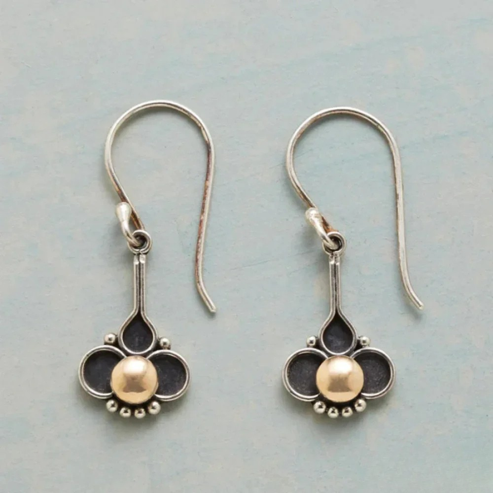 Xiola | Bohemian Clover Pearl Earrings