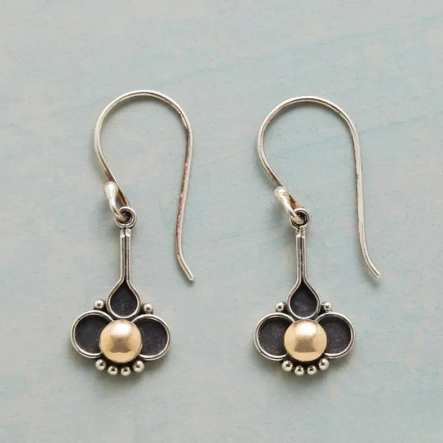 Xiola | Bohemian Clover Pearl Earrings