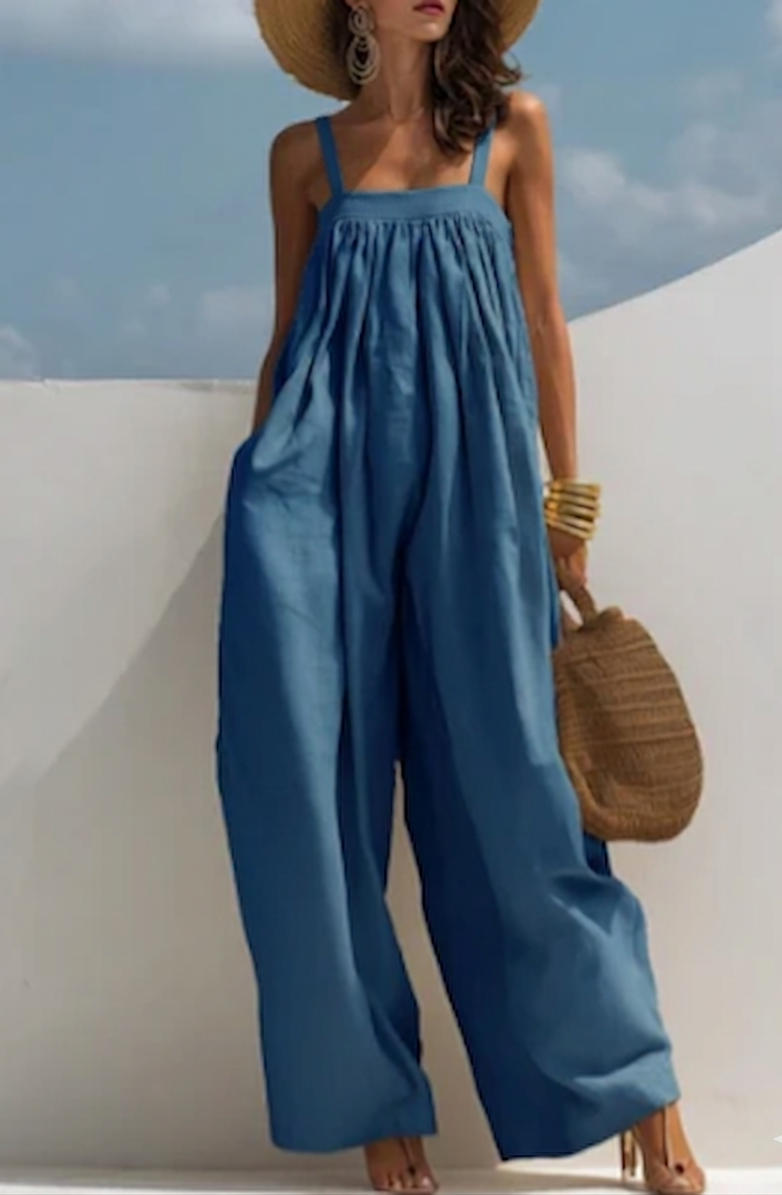 Madison | Denim Wide-Leg Jumpsuit