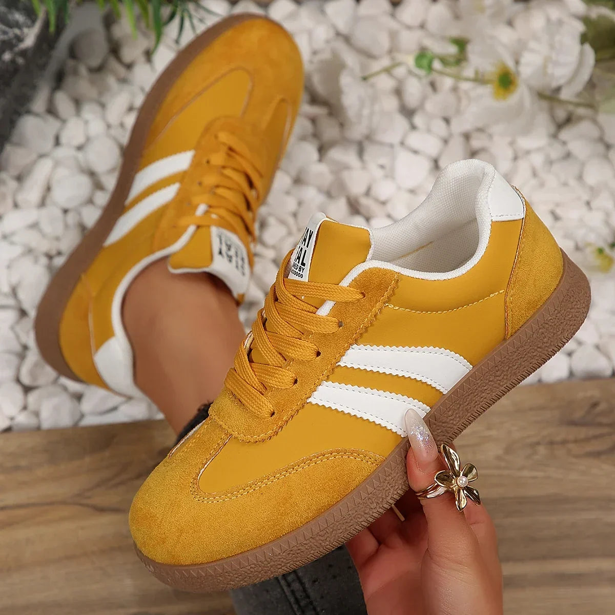 Amabel | Patchwork Casual Sneakers