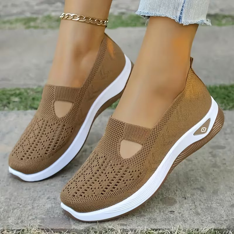 Breeze Knit Slip-On Sneakers