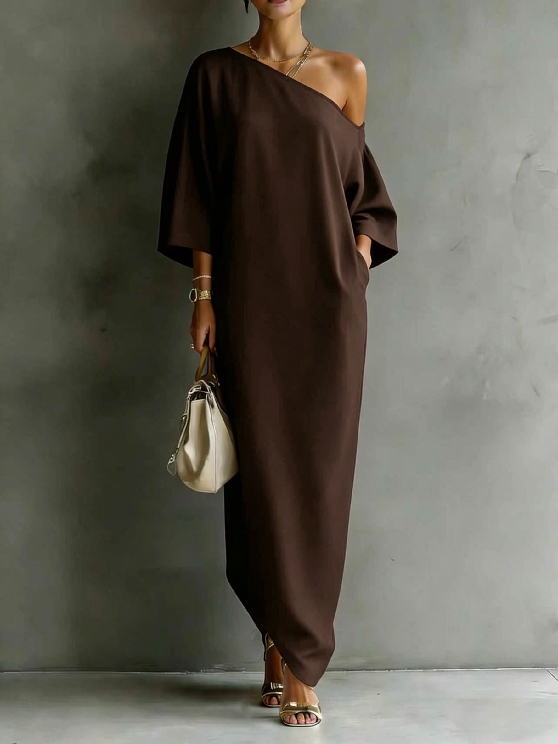 Pippa | Chic One-Shoulder Maxi Dress
