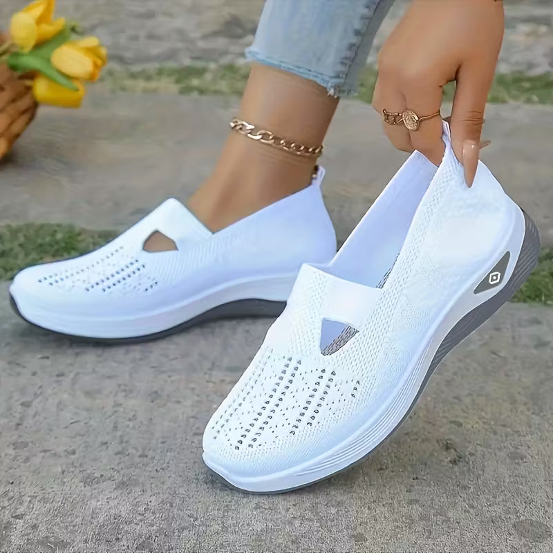 Breeze Knit Slip-On Sneakers