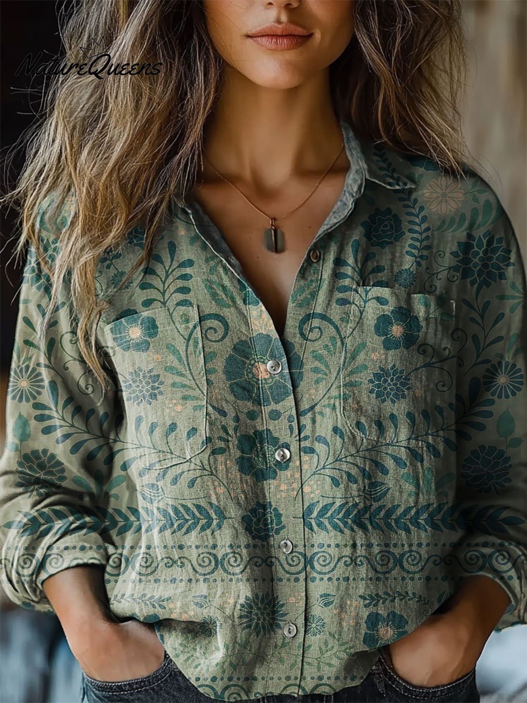 Elterwater | Paisley Print Long Sleeve Shirt