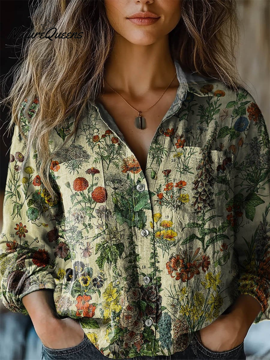 Fleetwith | Dreamy Print Cotton Blouse