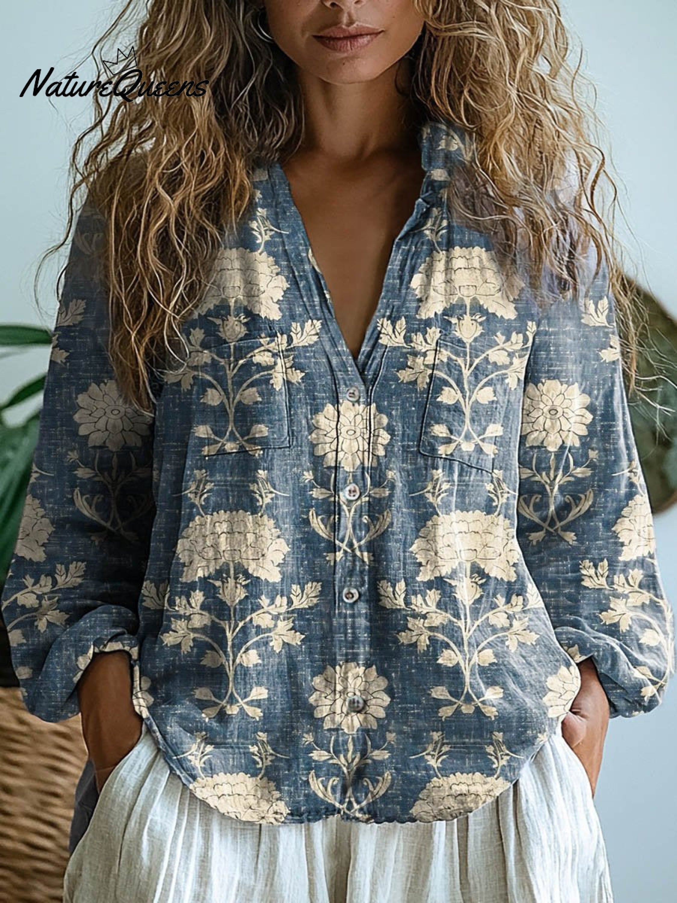 Yewdale | Lovely Print Long Sleeve Top